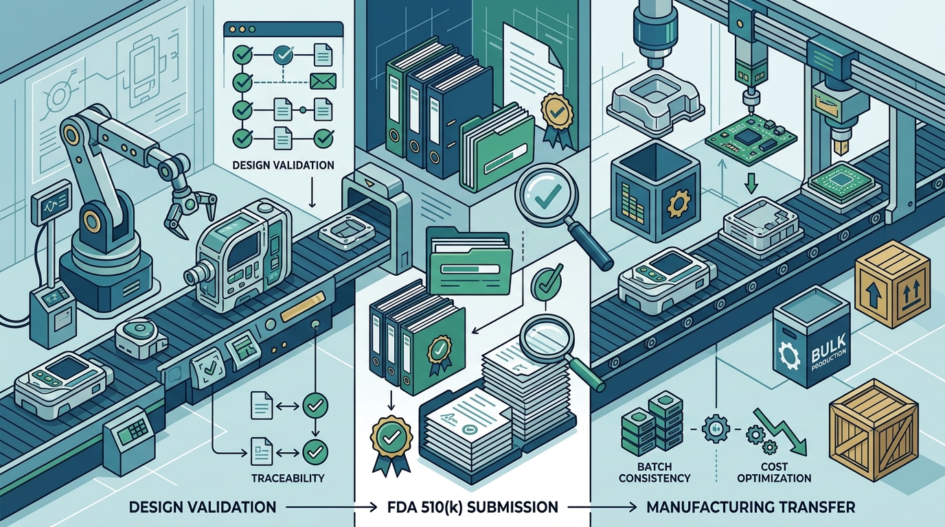 Preparing Medical Devices for FDA 510(k) and Manufacturing