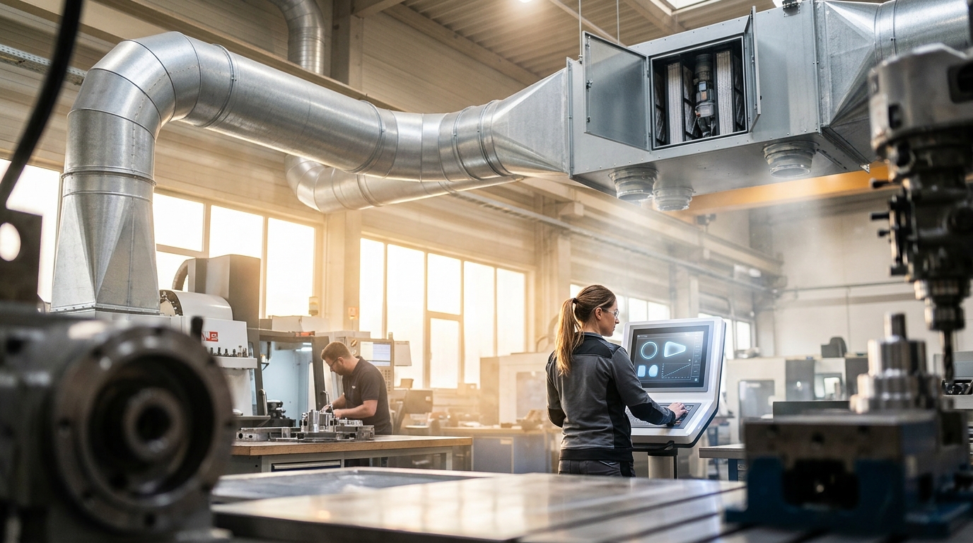 Custom Industrial Air Filtration Solutions for Manufacturing