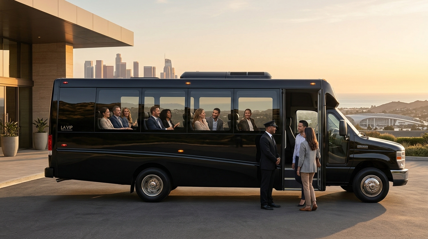 Book Luxury Group Transportation in Southern California