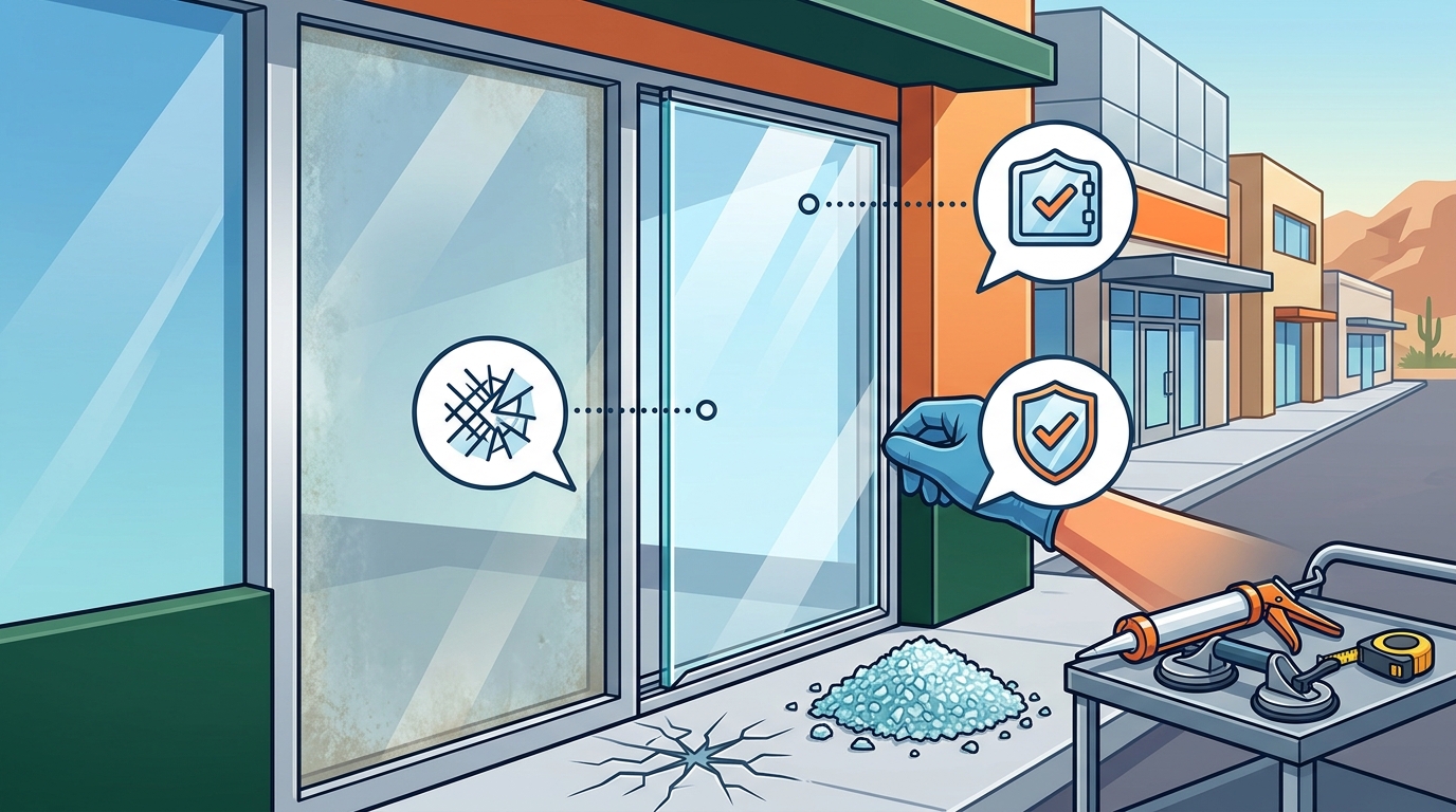 Benefits of Tempered Glass Replacement for Commercial Storefront