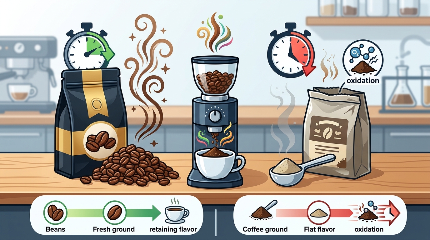 Whole Bean Coffee Benefits: Freshness, Flavor & Performance