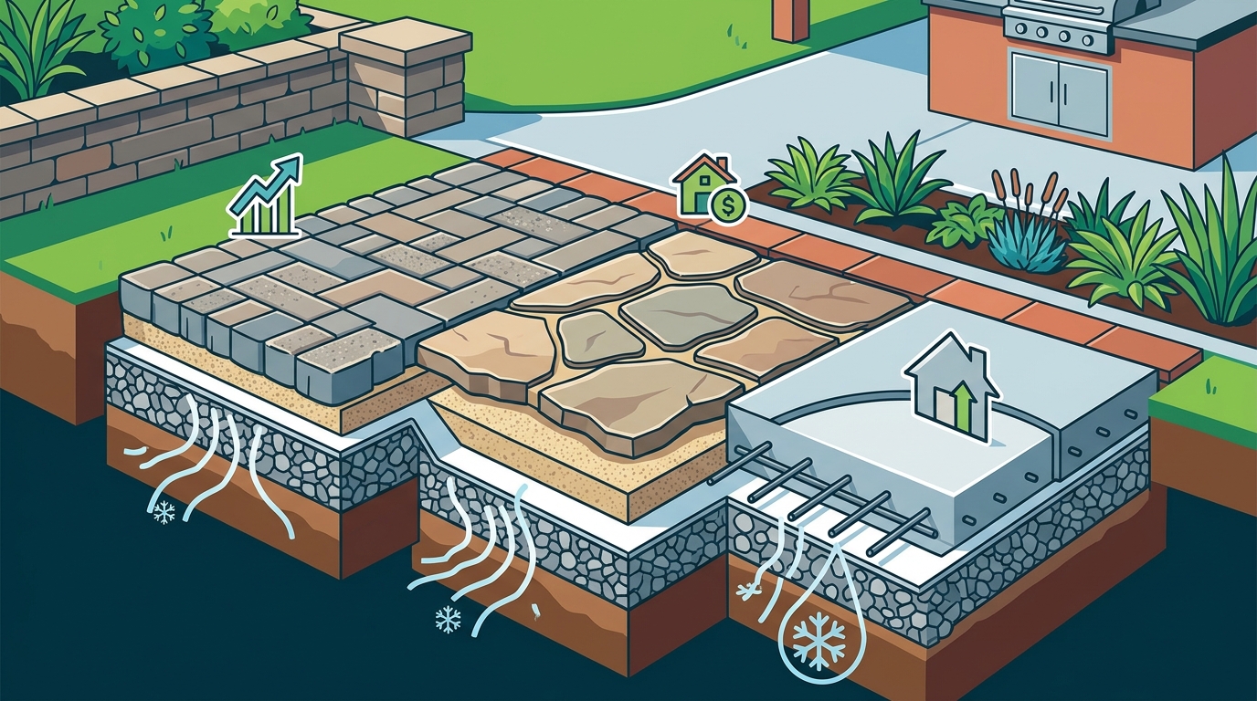 Best Hardscaping Materials for Residential Projects in Iowa
