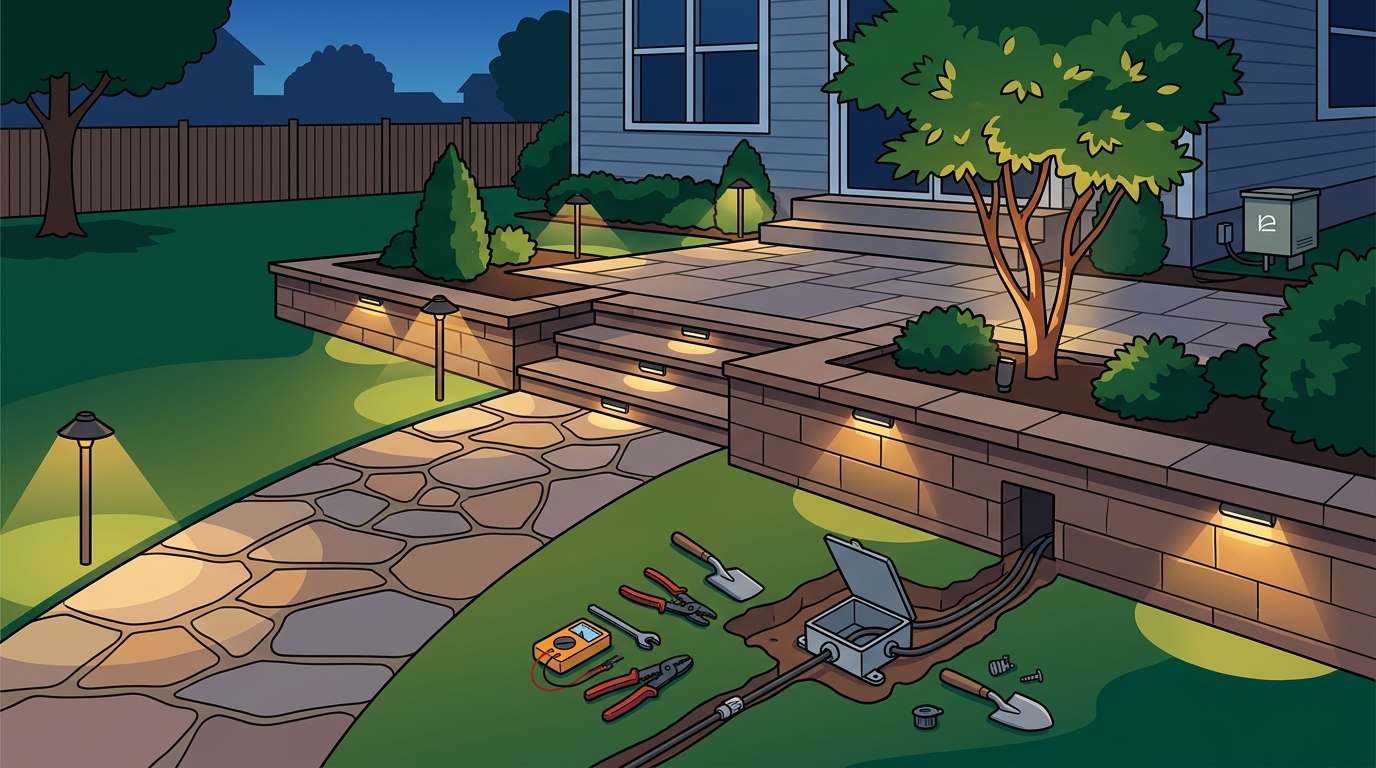 The Complete Process for Installing Outdoor Lighting in Eastern