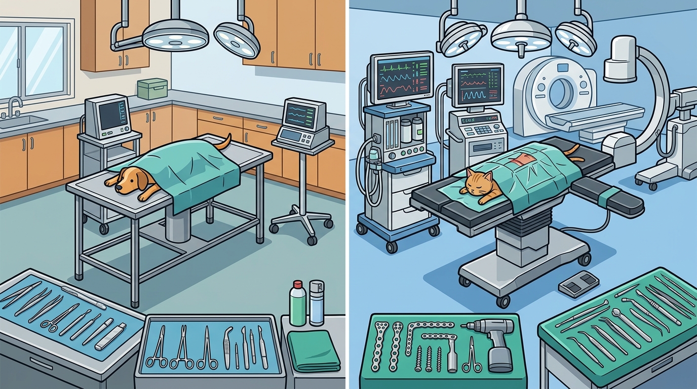 Regular Vet vs. Veterinary Surgeon: Key Differences Explained