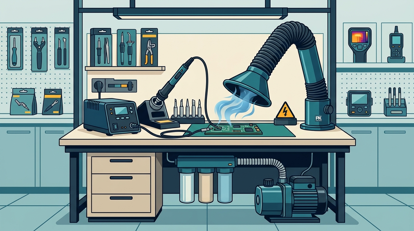 PK Elektronik: Germany's Source for Soldering & Fume Extraction