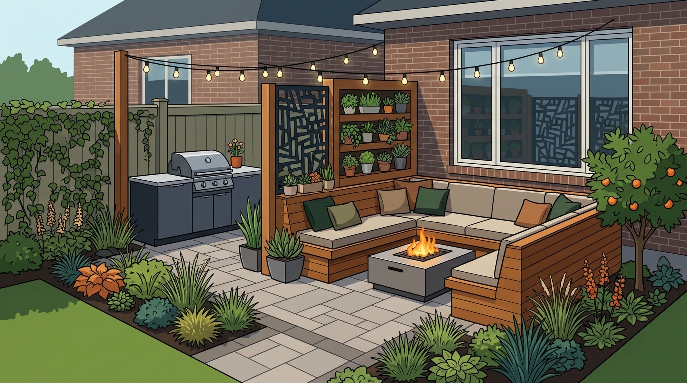 Small Space Outdoor Design Ideas for Iowa Backyards