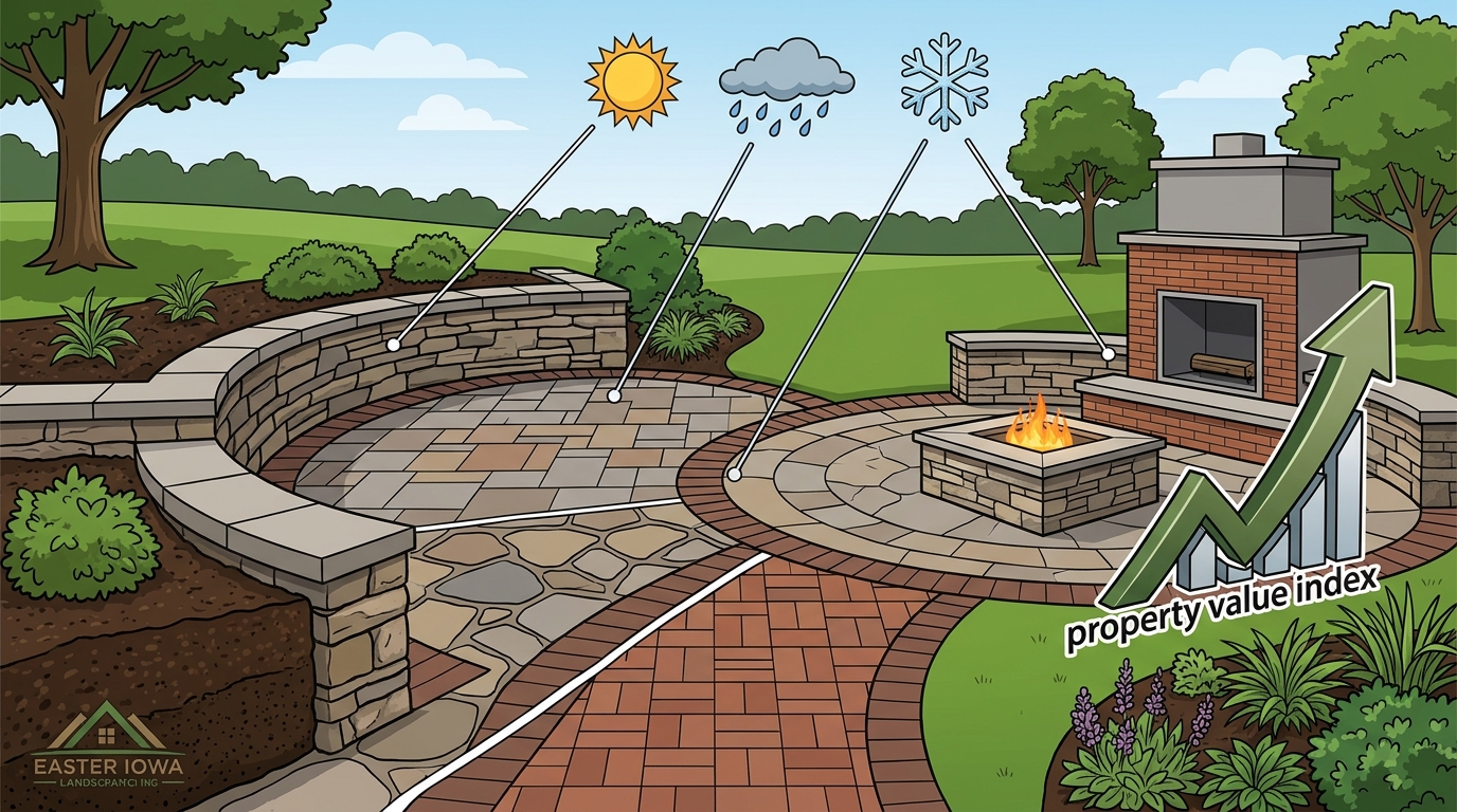 Best Hardscaping Materials for Residential Projects in Iowa