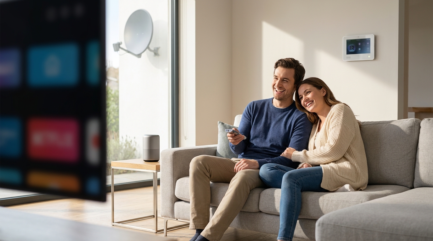 Bundle Satellite, Internet & Security Services for Your Home