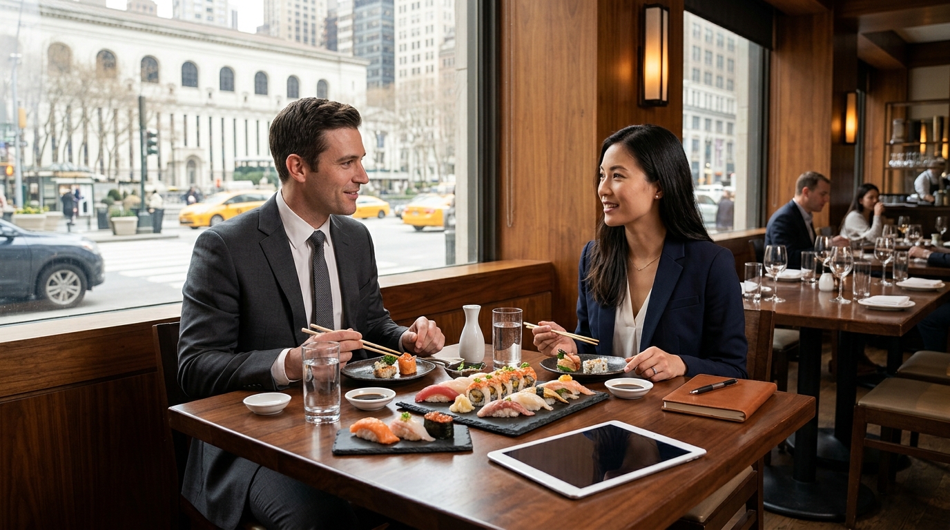 Best Sushi Business Lunch Spots in Midtown Manhattan