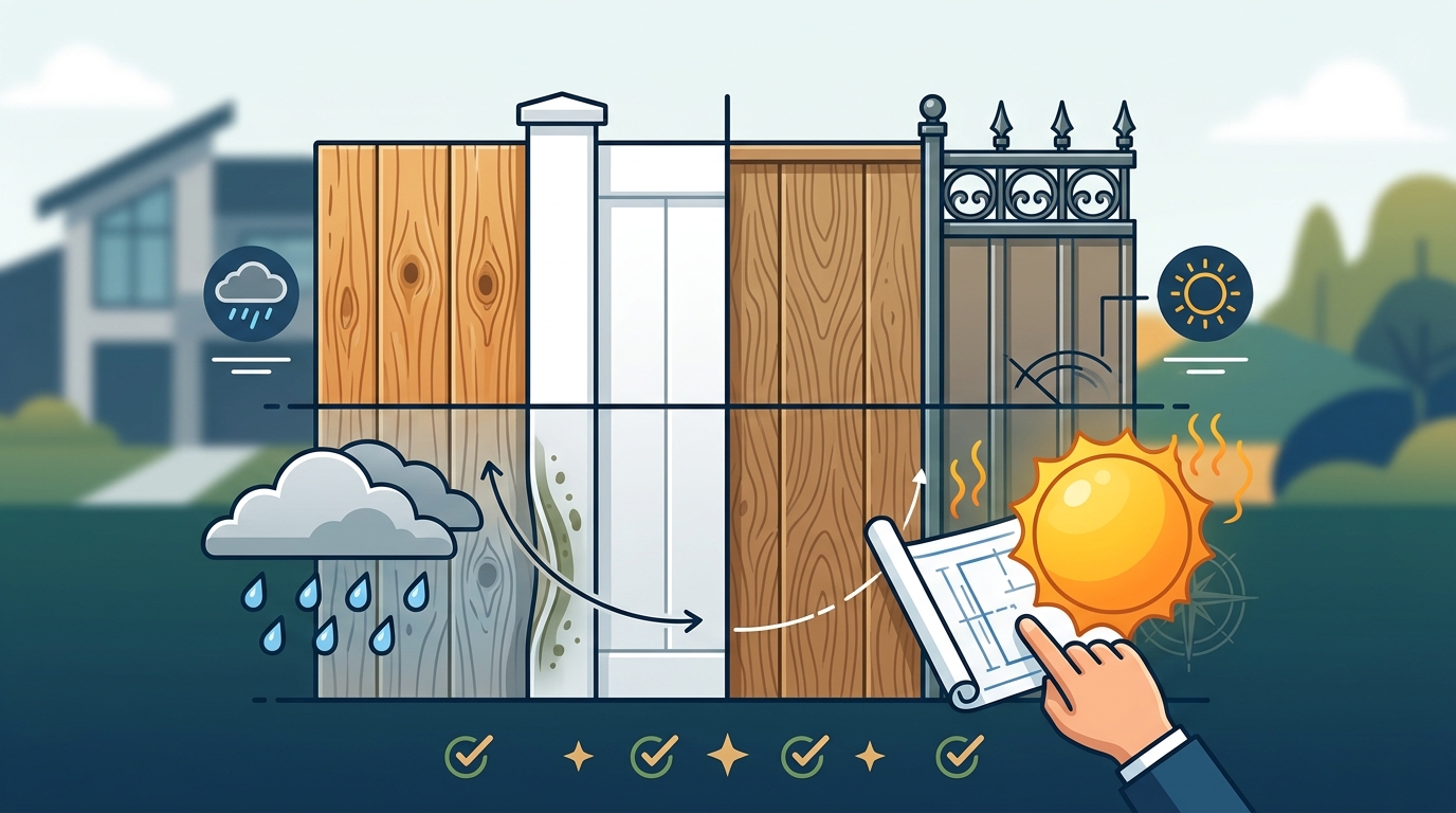Best Privacy Fence Materials for Fort Bend County Homes