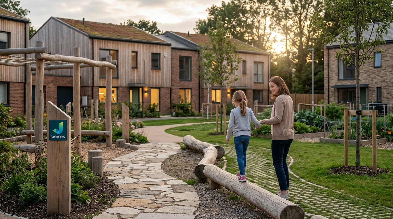 Sustainable Play Areas for UK Housing Developments
