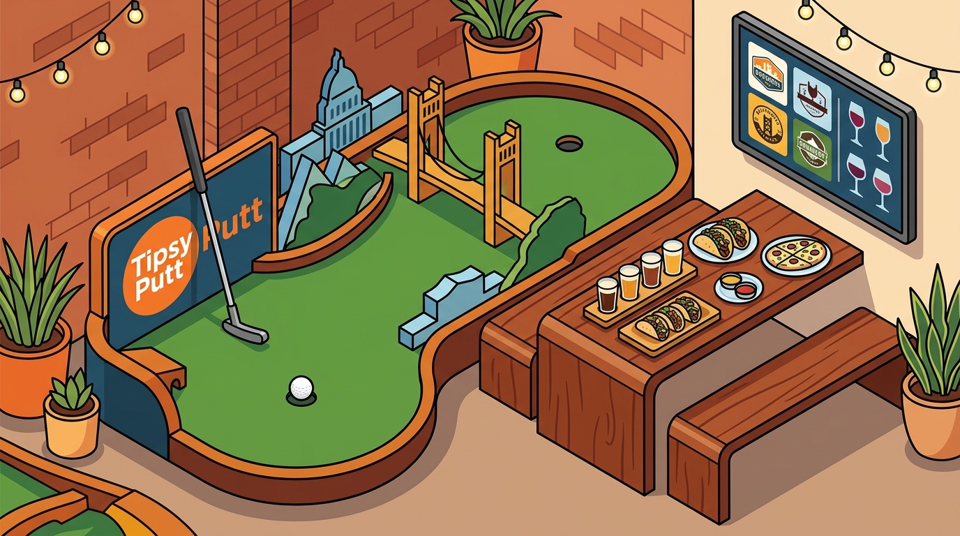 Best Indoor Mini Golf in Sacramento: Tipsy Putt Guide