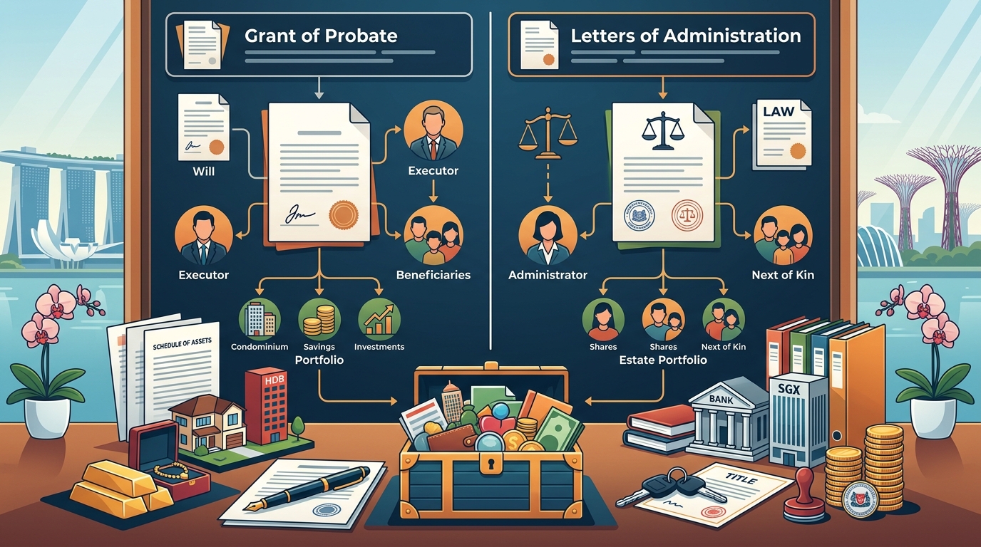 Grant of Probate vs Letters of Administration in Singapore