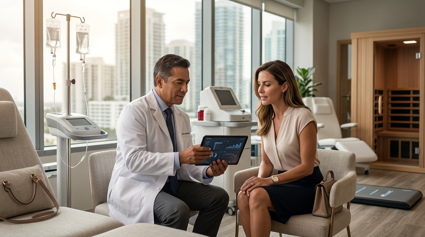 Doctor-Supervised Biohacking & Longevity in Brickell Miami
