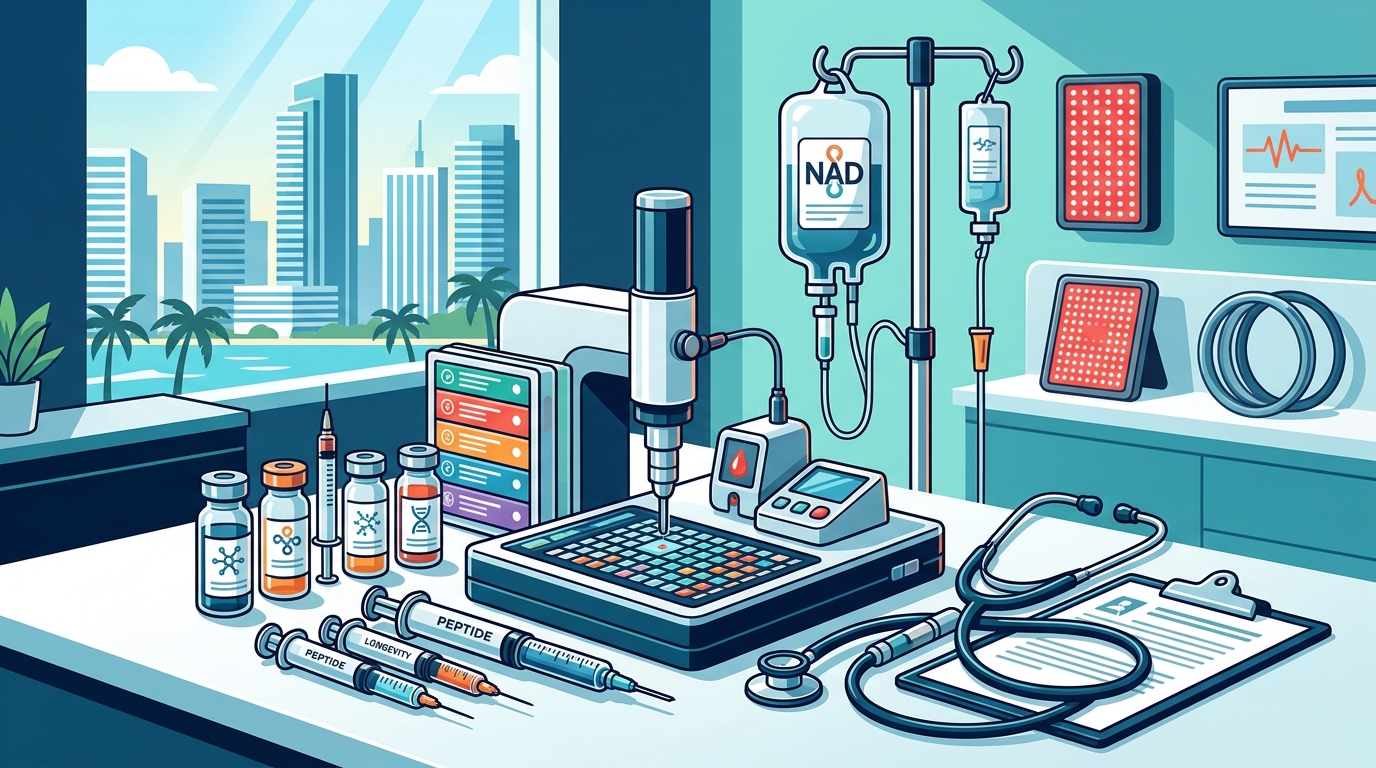 Doctor-Supervised Biohacking & Longevity in Brickell Miami