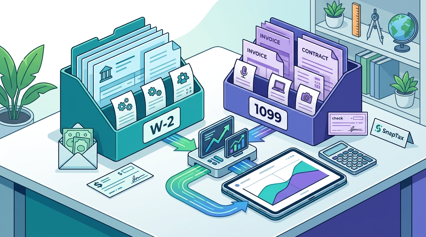 W-2 and 1099 Income: How to Handle Dual Tax Status