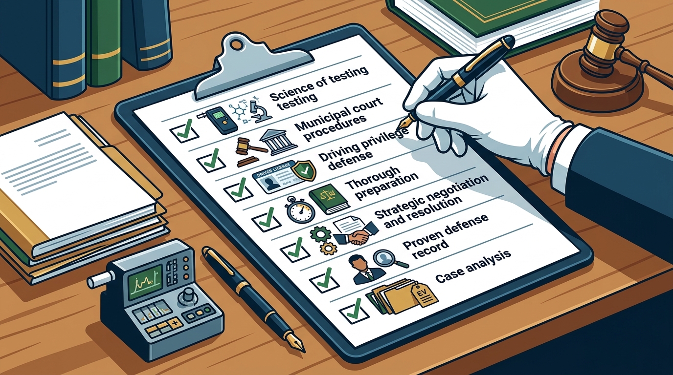 Hiring a DUI Defense Attorney: 7 Critical Factors
