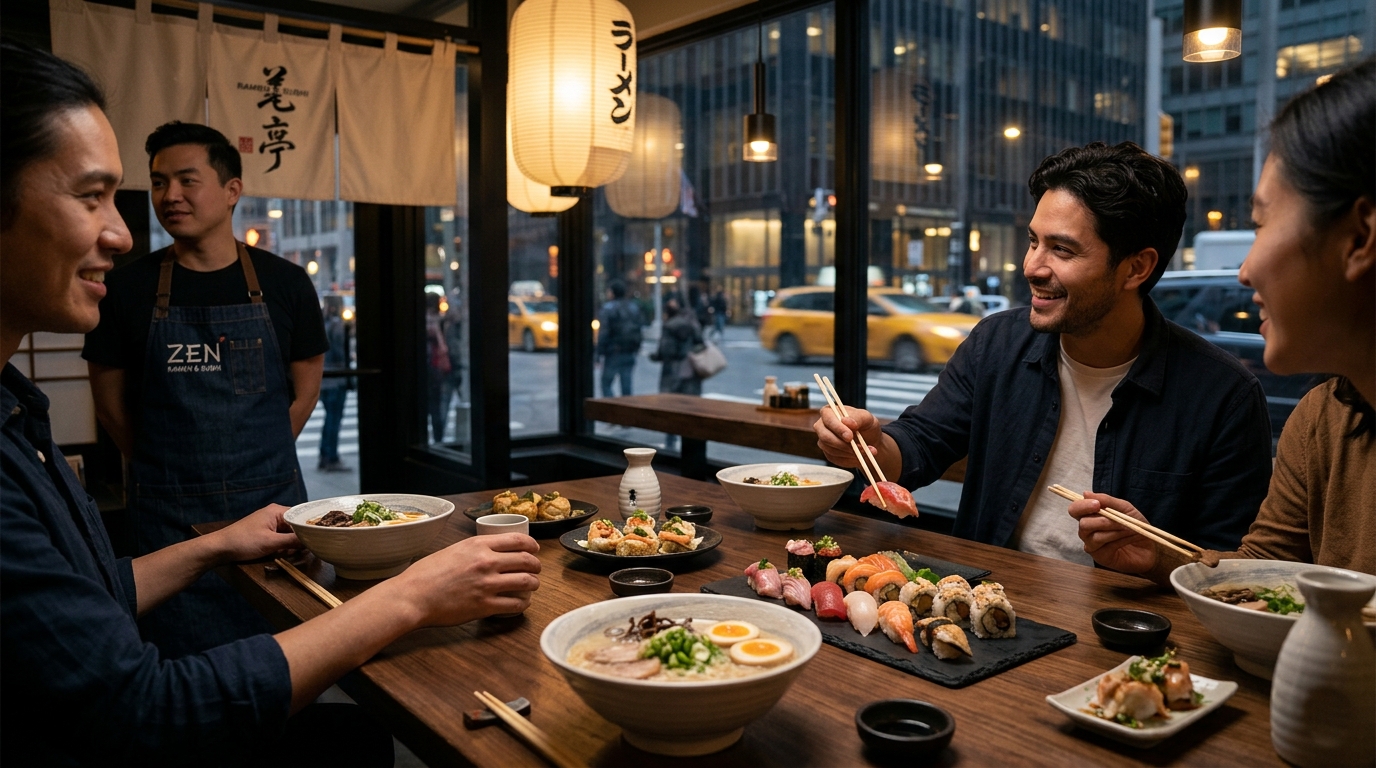 Best Authentic Japanese Ramen & Sushi in Midtown Manhattan