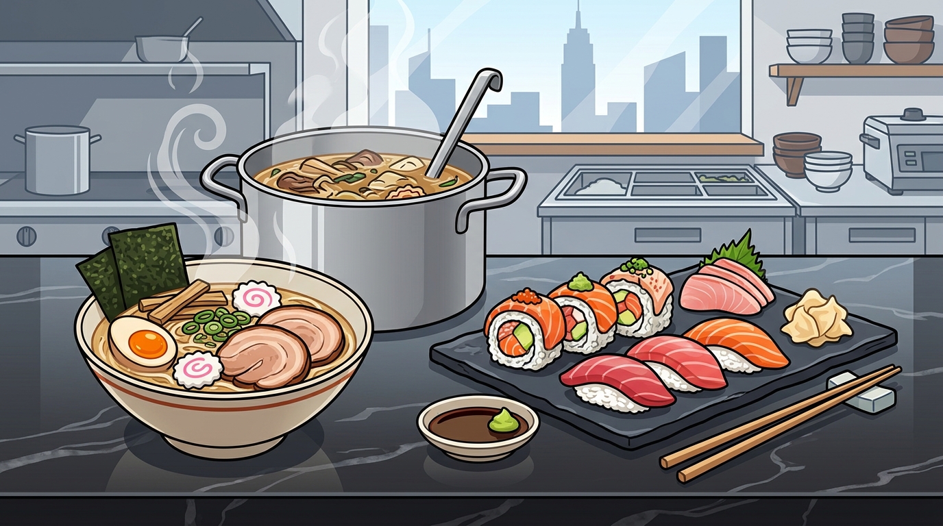 Best Authentic Japanese Ramen & Sushi in Midtown Manhattan