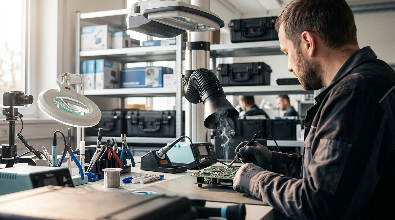 PK Elektronik: Germany's Source for Soldering & Fume Extraction