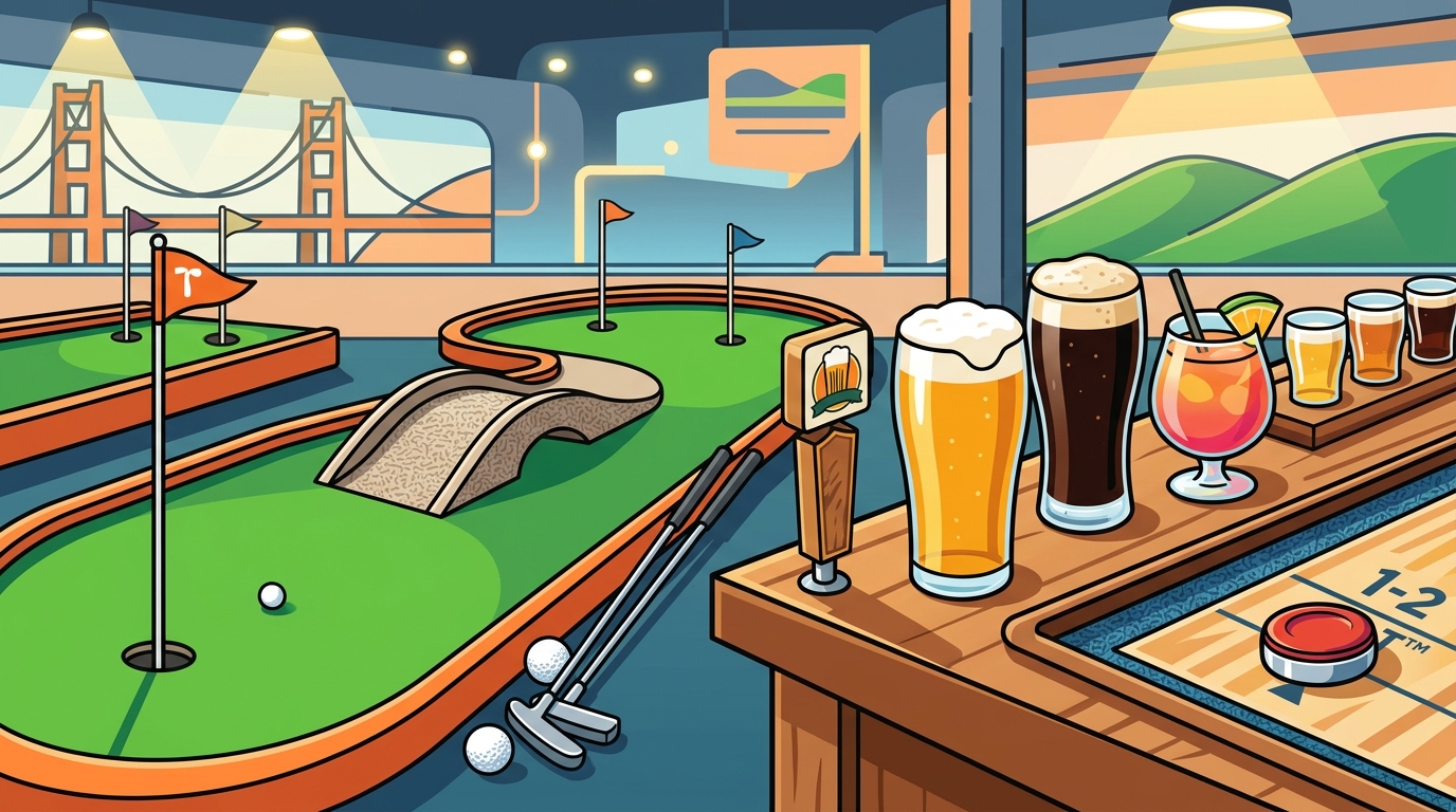 Best Mini Golf and Drinks in the Bay Area: Tipsy Putt Guide