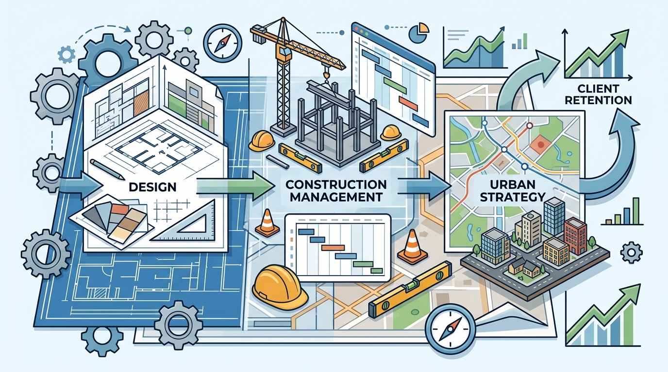 Professional Services in Architecture: Bercy Fadel’s Core Offer