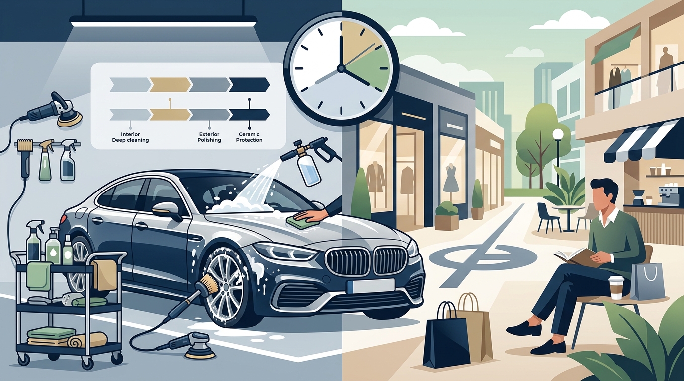 How Long Does a Full Car Detail Take? Auto Spa America Guide