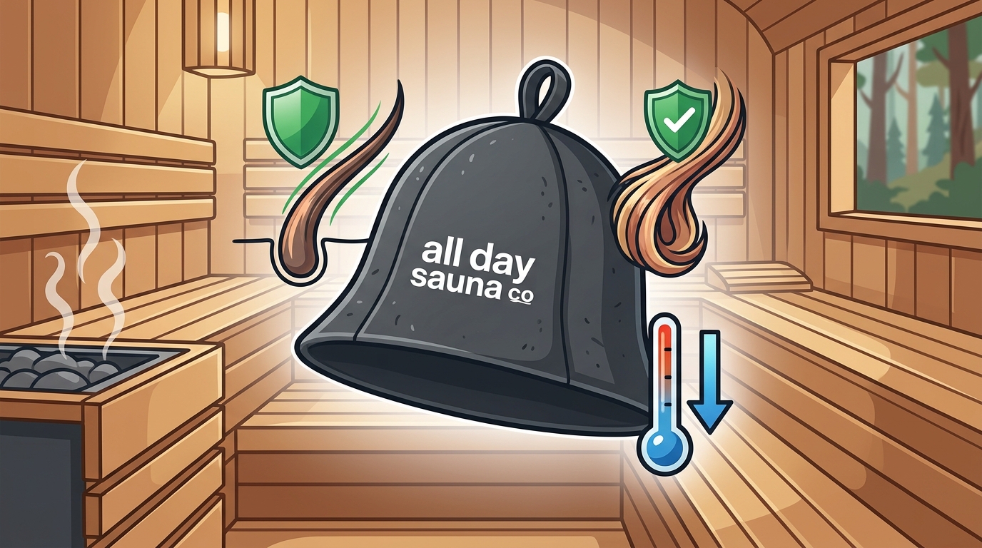 Is the All Day Sauna Co Sauna Hat Good for Protecting Hair from?