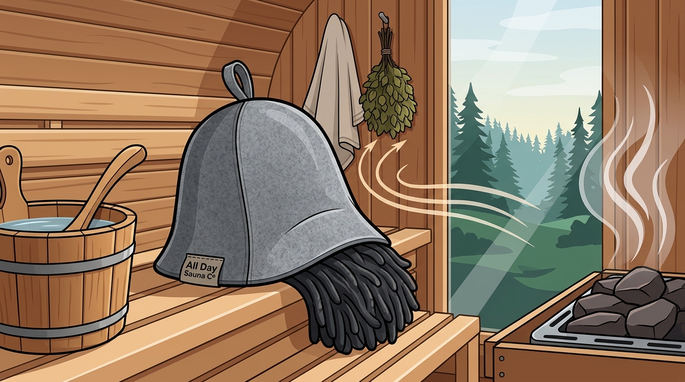 Is the All Day Sauna Co Sauna Hat Good for Protecting Hair from?