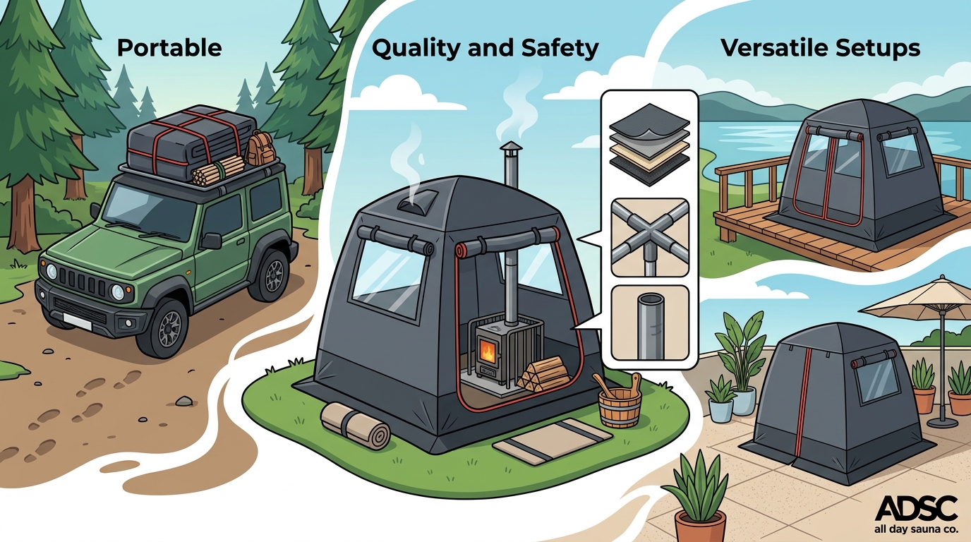 Where Can I Get a High-Quality, Safe, and Portable Tent Sauna?