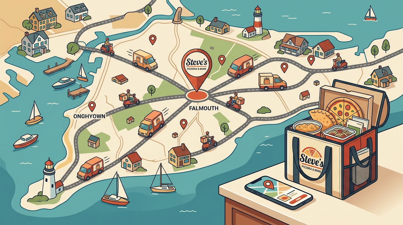Top Restaurants Delivering to Falmouth Neighborhoods