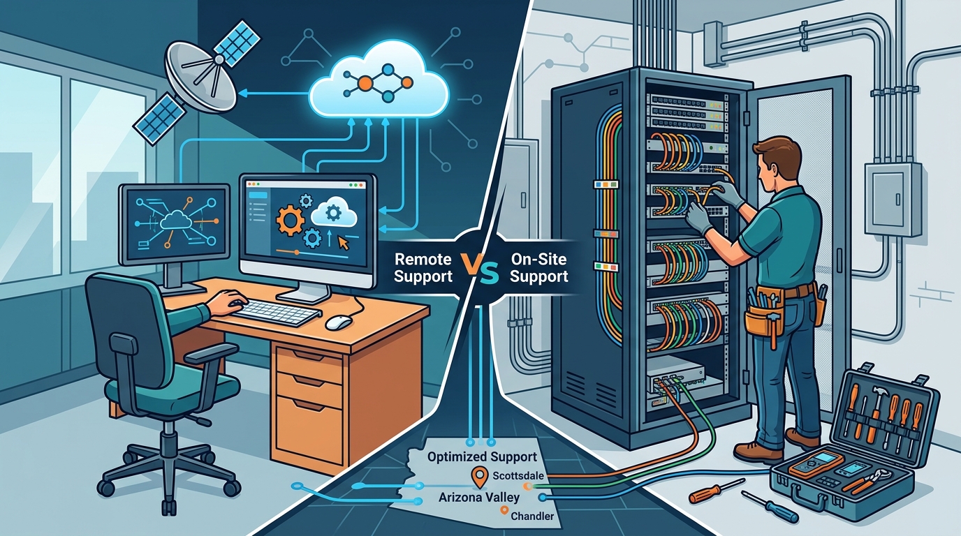 Remote vs On-Site IT Support: Choosing the Right Model for Your