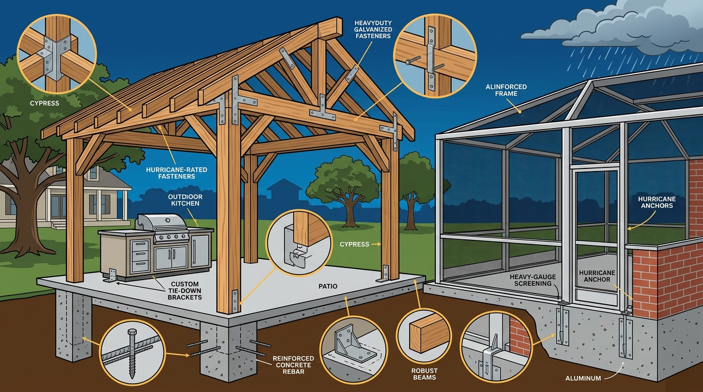 Protect Outdoor Structures from Hurricane Damage in Acadiana