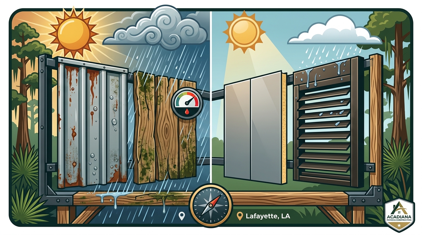 Best Patio Cover Material for Louisiana Heat & Humidity