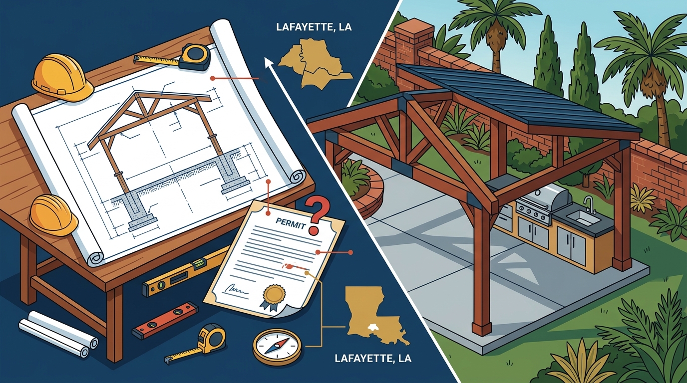 Do I Need a Permit for a Patio Cover in Lafayette, LA?