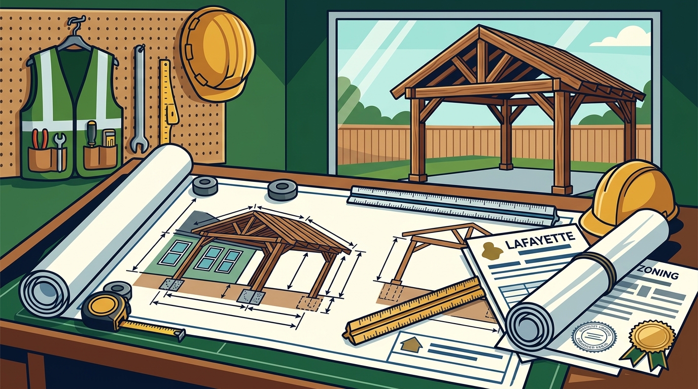 Do I Need a Permit for a Patio Cover in Lafayette, LA?