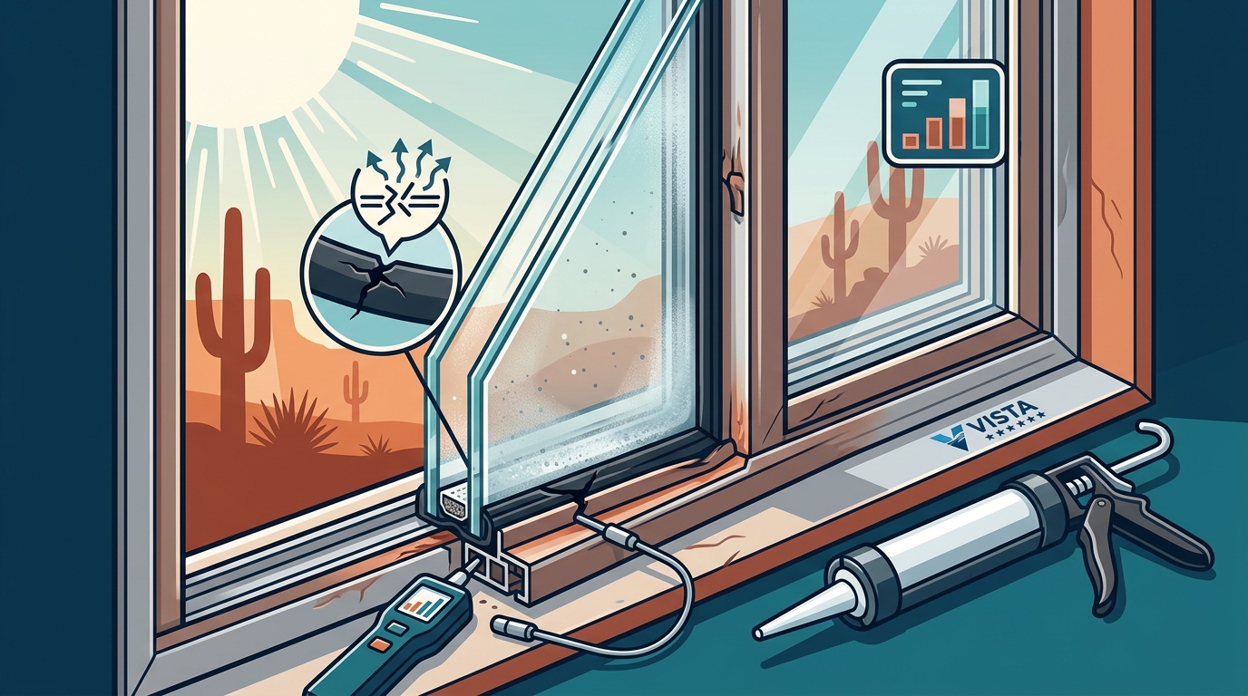 Signs of a Failing Residential Window Seal in Tucson