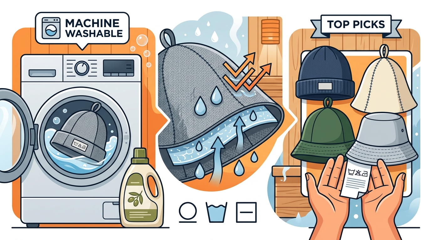 Best Machine-Washable Sauna Hat: Care Guide & Top Picks
