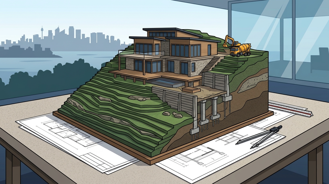 Building on Sloped Sites in Sydney: Challenges & Solutions