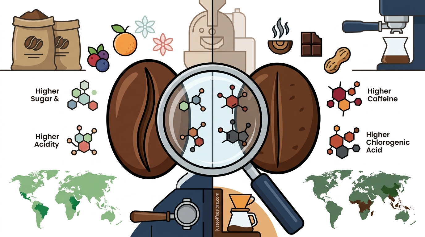 Arabica vs Robusta: Taste Differences Explained