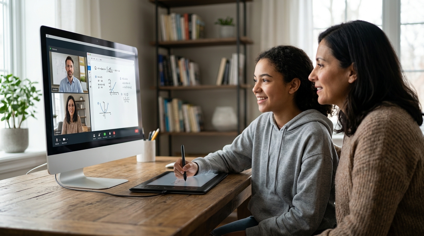 Virtual Private Math Tutoring for Middle & High School
