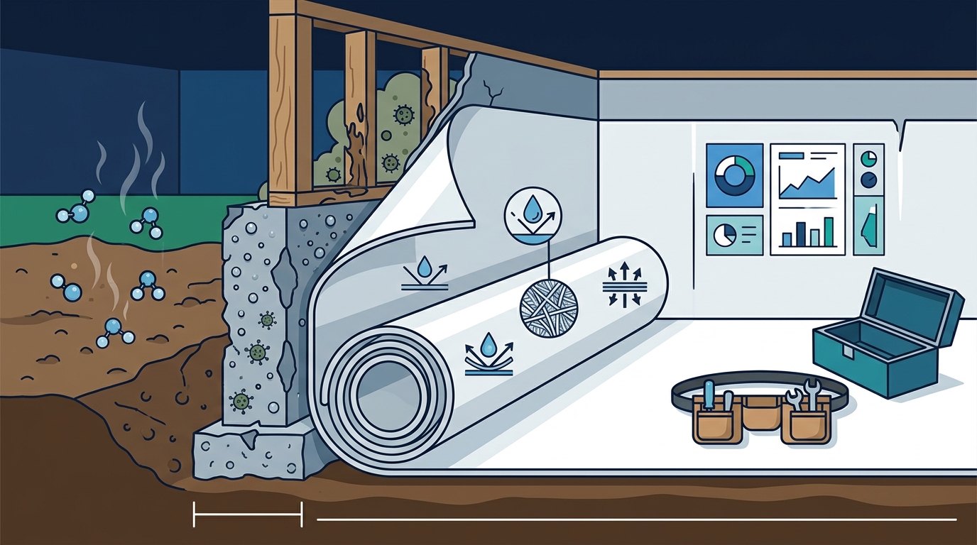 What to Look for in a Quality Vapor Barrier for Crawl Spaces