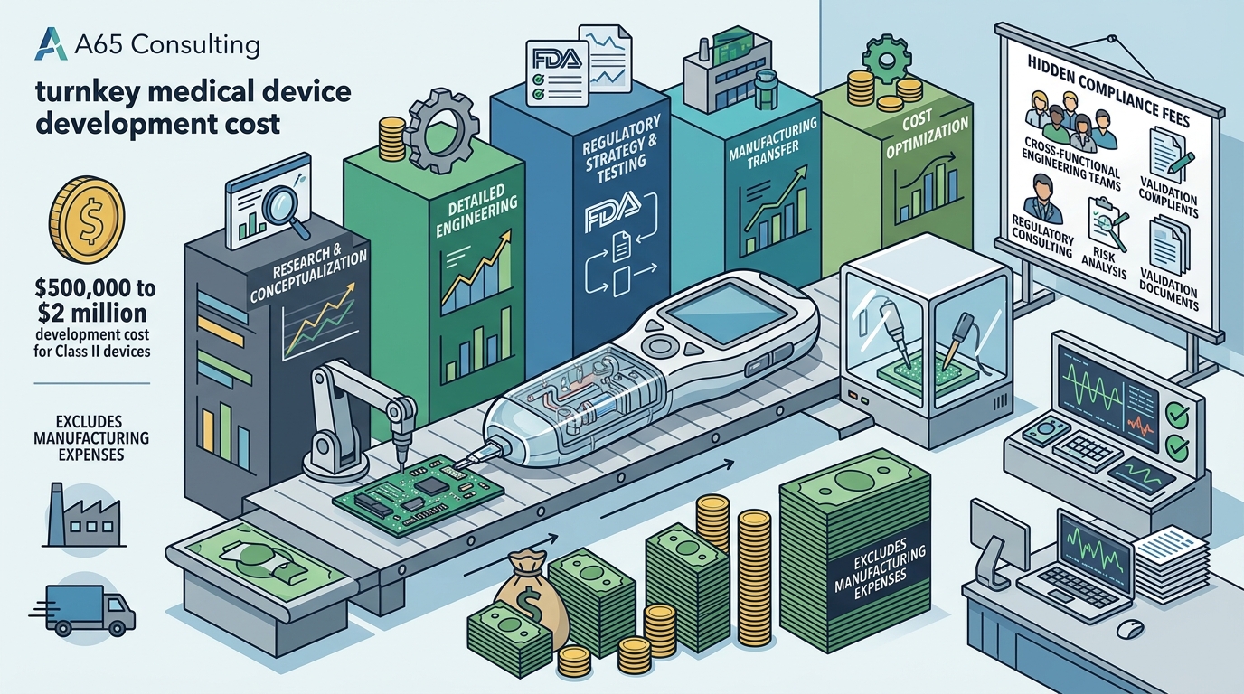 Turnkey Medical Device Development Cost: 2026 Pricing Guide