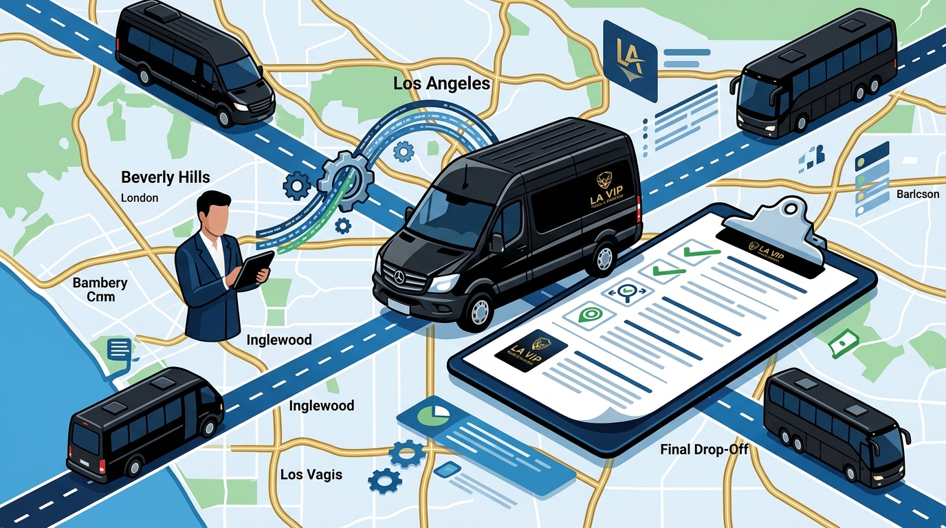 Book Luxury Group Transportation in Southern California