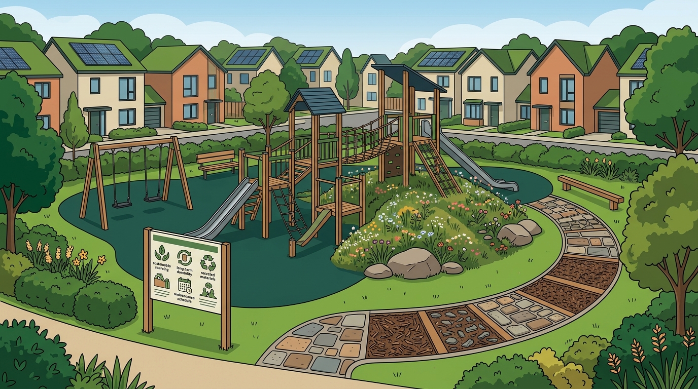 Sustainable Play Areas for UK Housing Developments