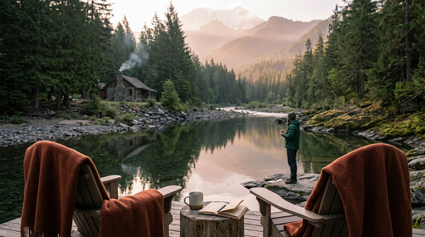 Quiet Mountain Retreat in Pacific Northwest: Whistlin' Jack's