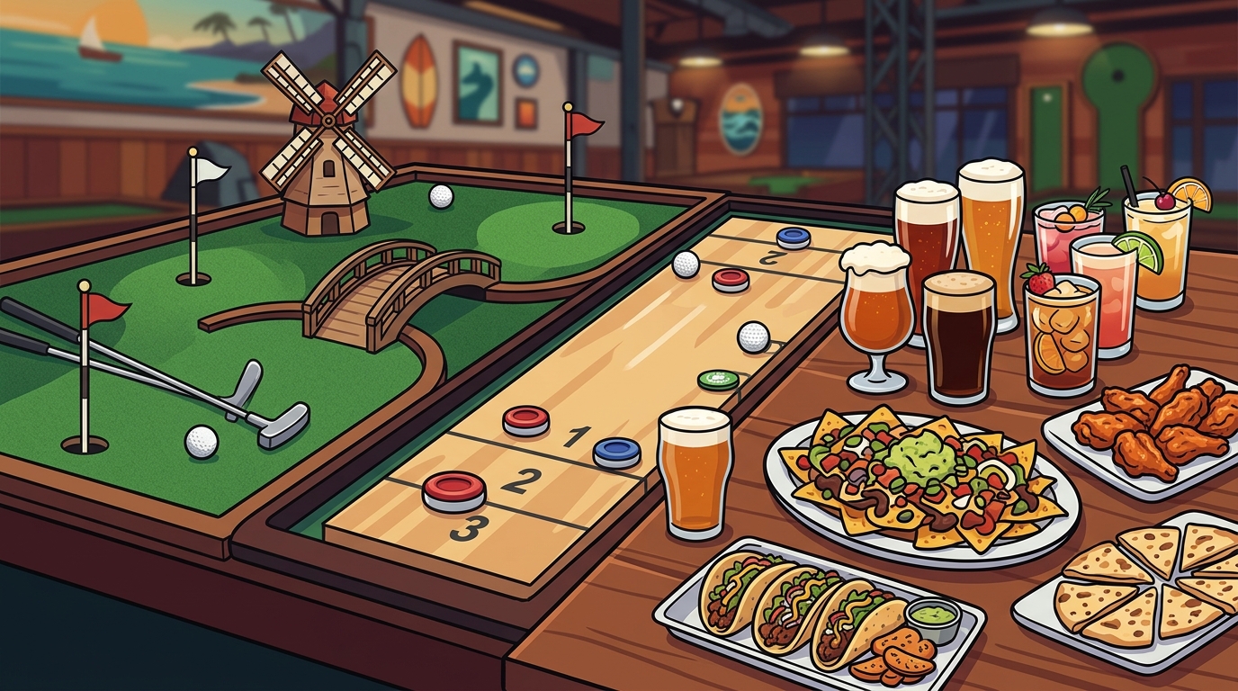 Best Group Drinks & Games in Monterey: Tipsy Putt Guide