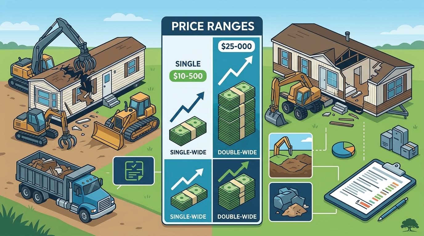How Much Does It Cost to Remove or Demolish a Mobile Home?