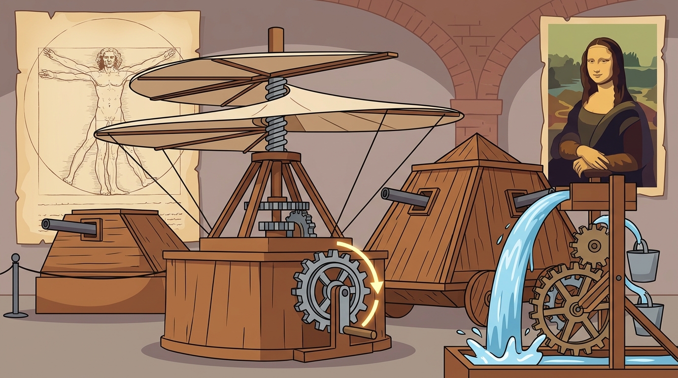 Where to See Leonardo da Vinci's Inventions in Person