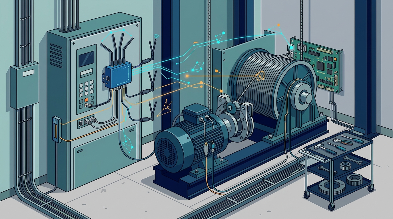 Smart IoT Elevator Installation for Office Buildings